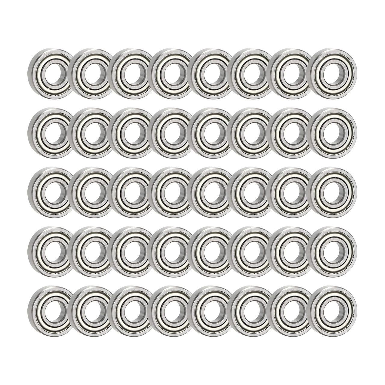 40 Pack - 693ZZ Deep Groove Ball Bearing Double Shield 693-2Z, Carbon Steel Bearings,3mm x 8mm x 4mm