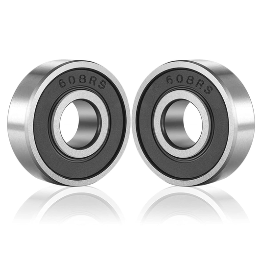 20 Pack - 608-2RS Ball Bearings Steel and Double Rubber Sealed Miniature Deep Groove Ball Bearings (8mm x 22mm x 7mm) (608 2RS)